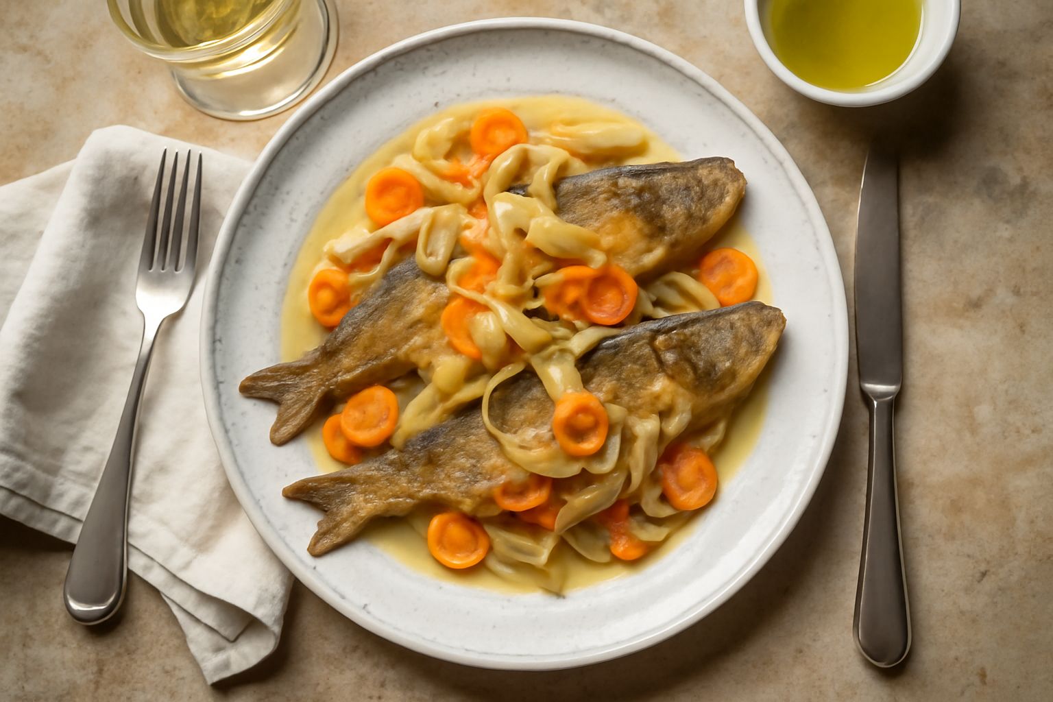 Agone in carpione: pesce delicato e acidulato che rinfresca il palato e nutre leggerezza
