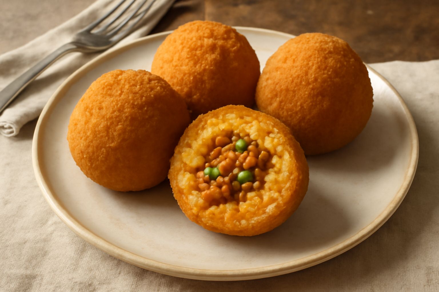 Arancini di ragù e piselli: la ricetta siciliana che funziona sempre