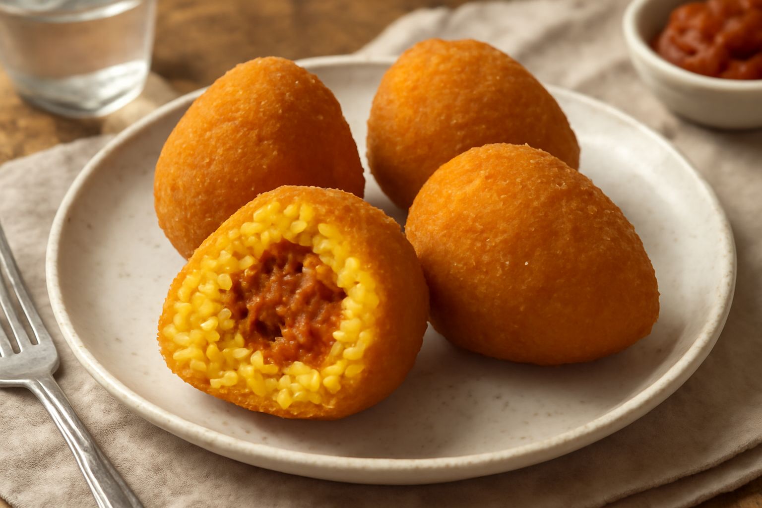 Arancini di riso: perché il ripieno asciutto non scivola fuori