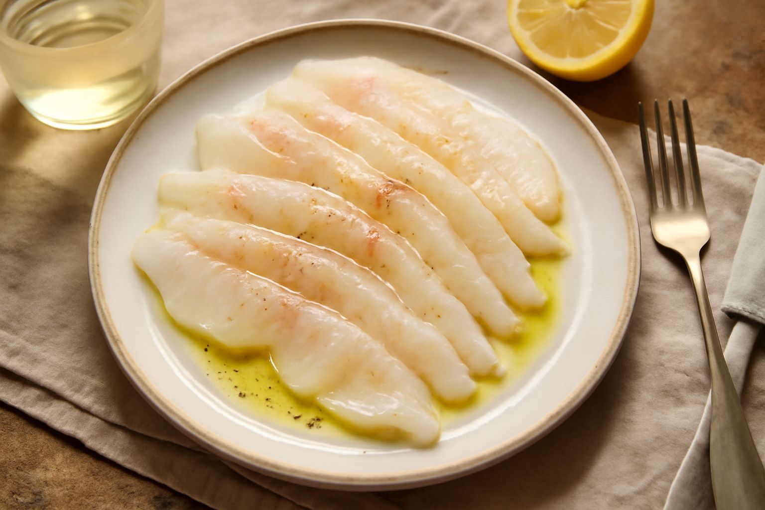 Branzino crudo: filetti delicati e dolci che nutrono senza appesantire