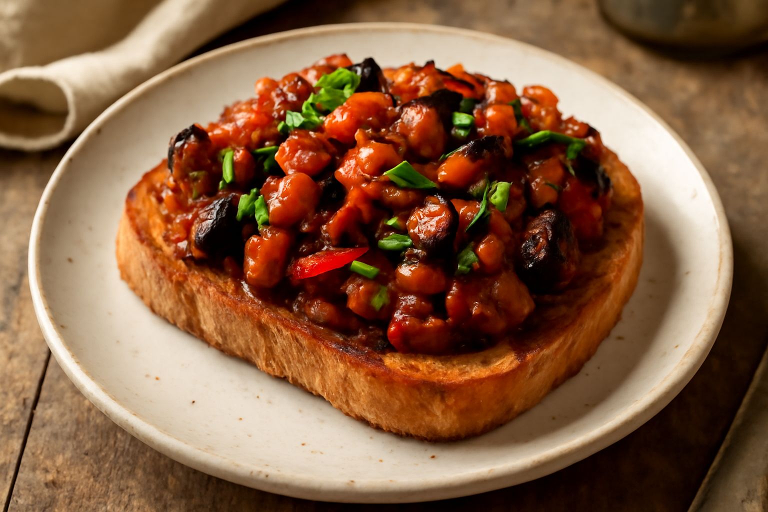 Bruschetta con caponata: il piatto che racconta due culture