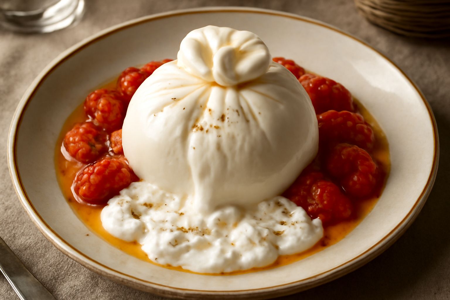 Burrata calabrese: cremosità vellutata e peperoncino che risveglia il metabolismo