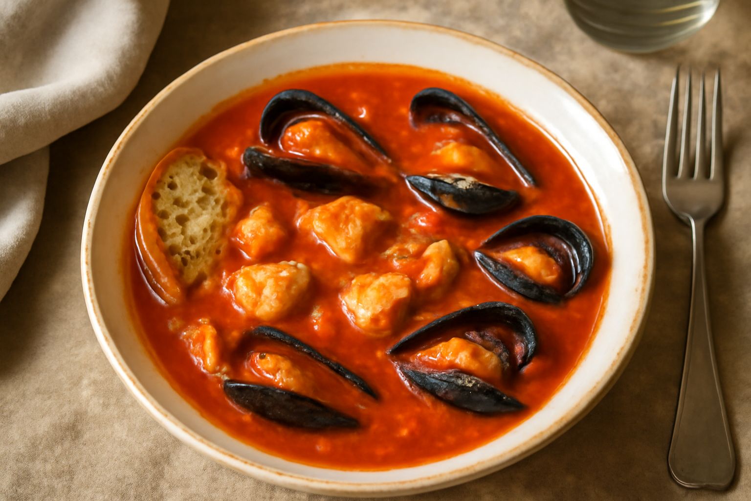 Caciucco marchigiano: zuppa di pesce che nutre il corpo con proteine genuine e leggerezza