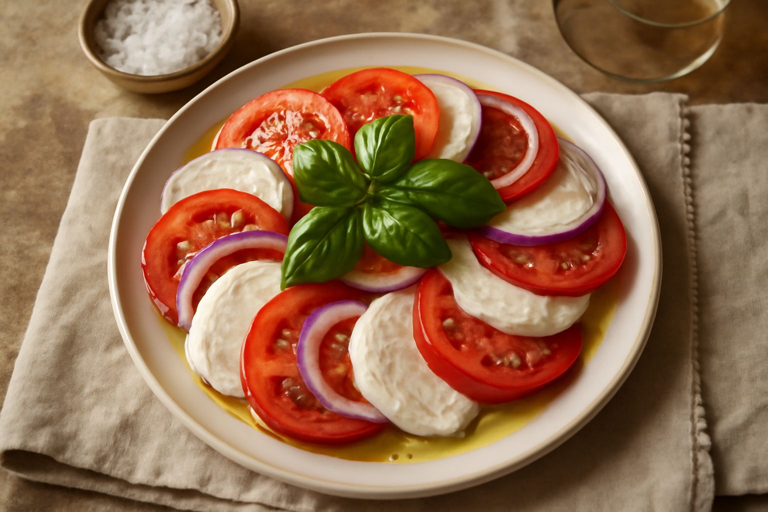 Caprese pugliese: pomodori dolci e burrata cremosa, un connubio leggero e rigenerante