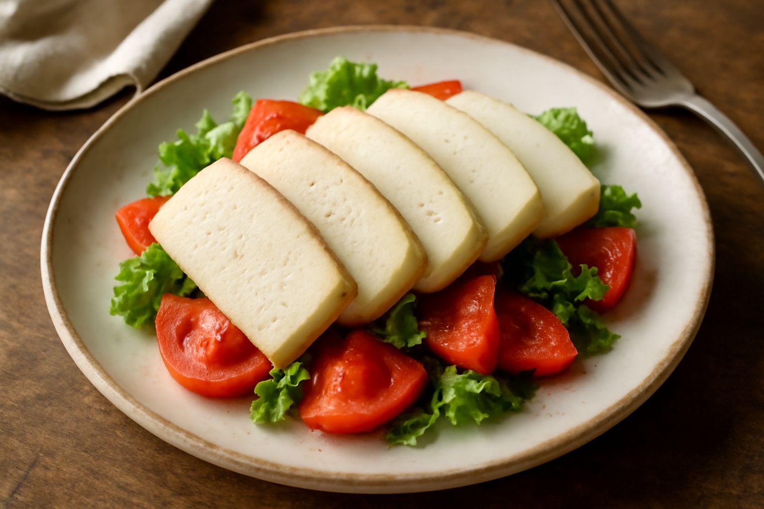 Casizolu Saladu: formaggio fresco e verdure crude per un pasto leggero e nutriente