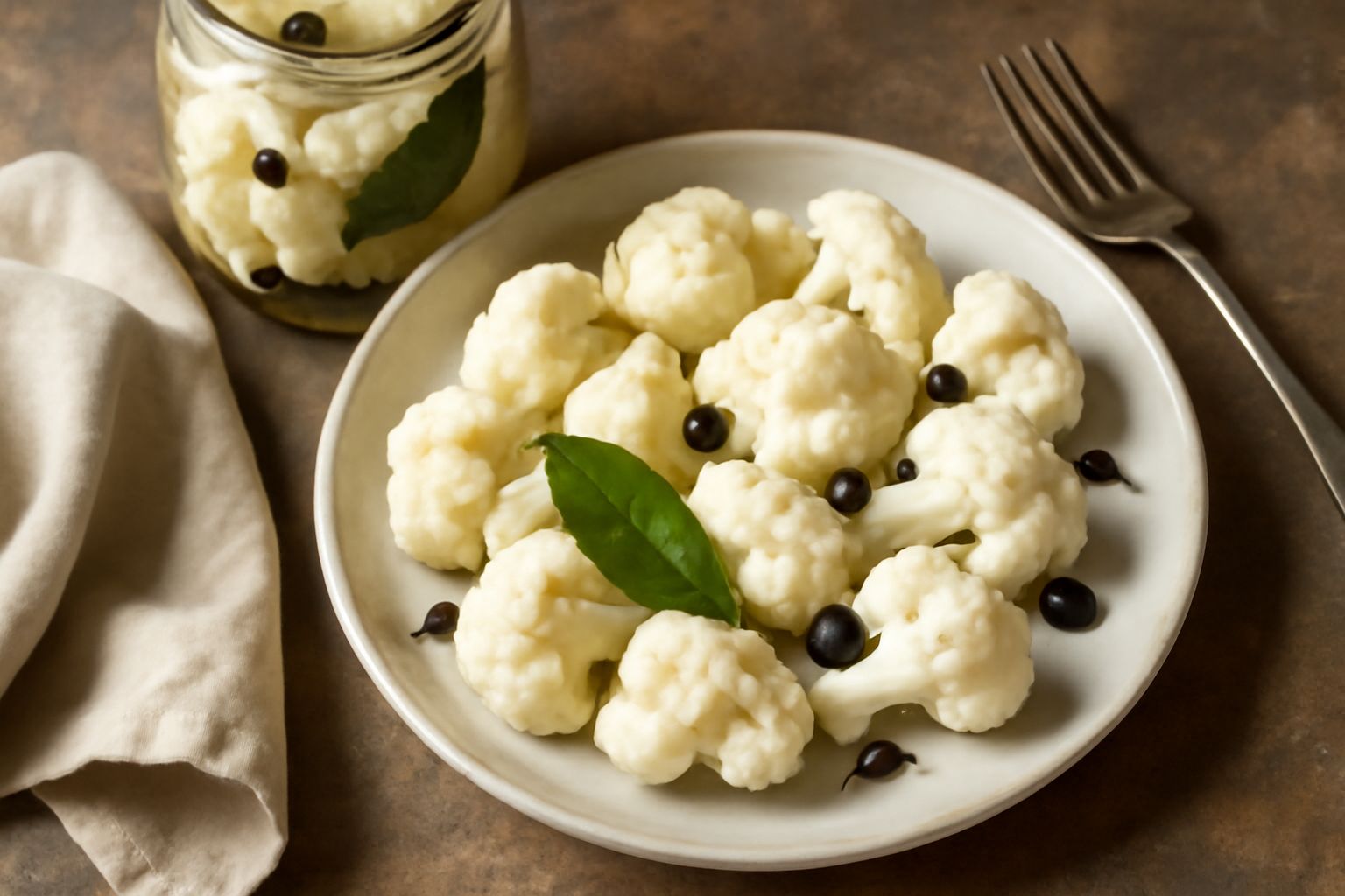 Cavolfiori sott'aceto: croccantezza tangy che rivitalizza l'apparato digerente