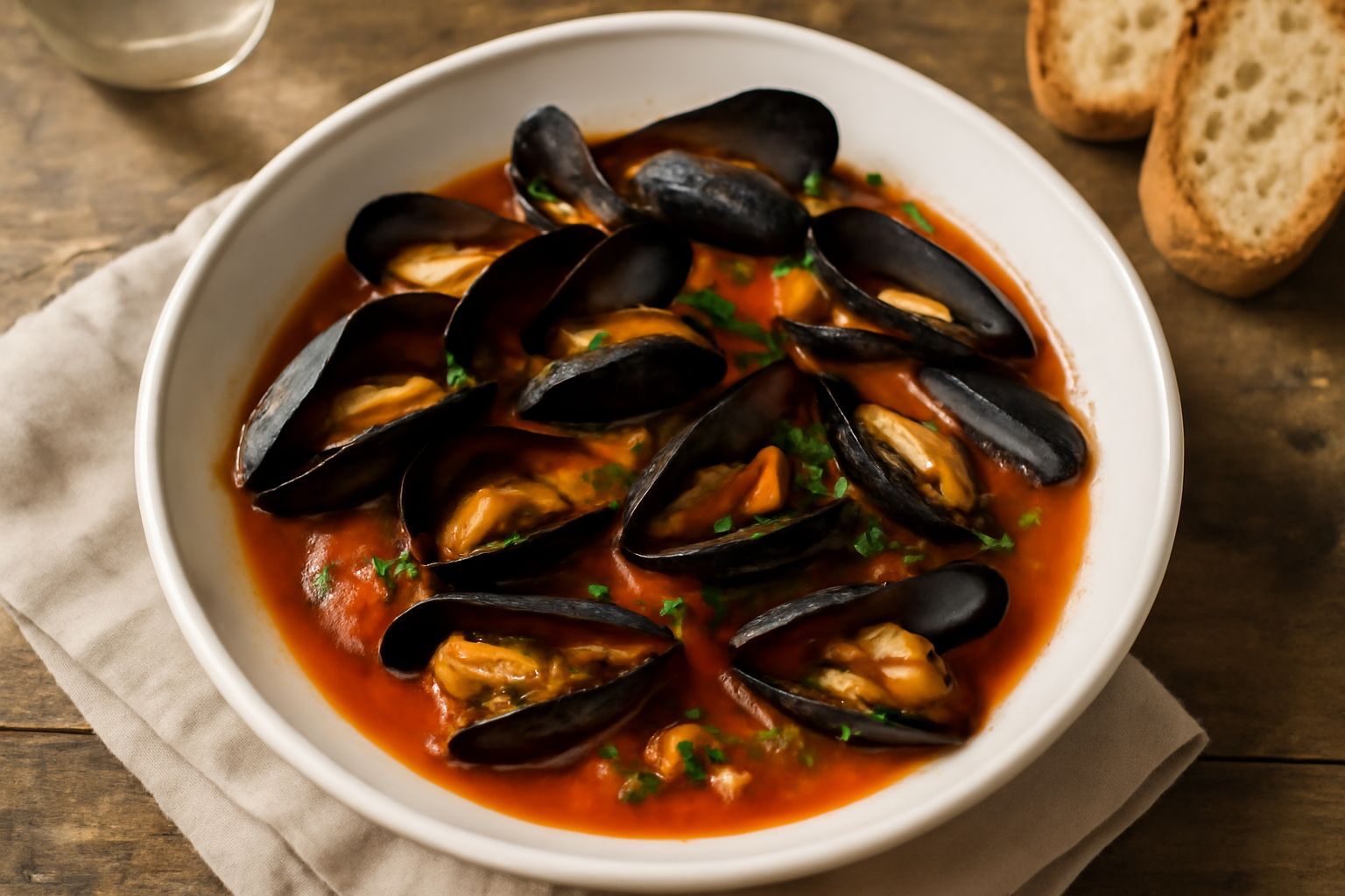 Cozze in brodetto: il brodo che racconta il mare