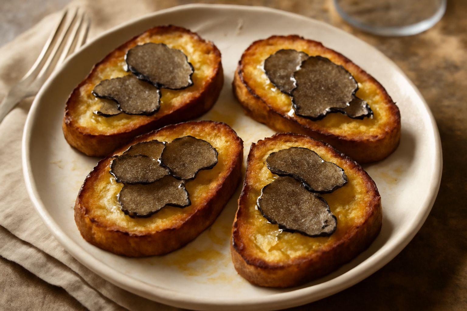 Crostini al tartufo: croccantezza che nutre il corpo e l'anima con eleganza