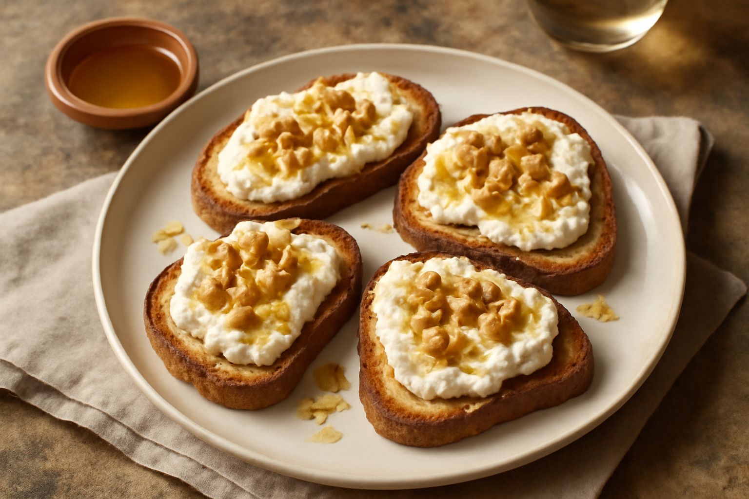 Crostini di ricotta: quando il piatto più semplice conquista la tavola