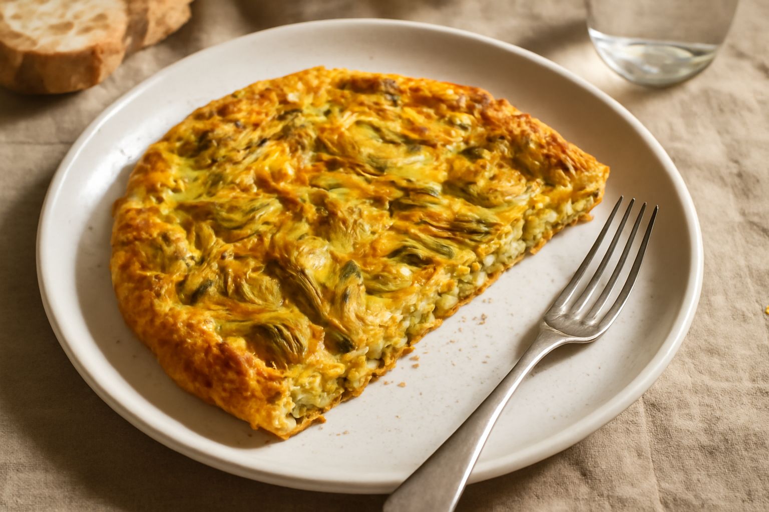 Frittata di carciofi: come farla cremosa senza che si asciughi