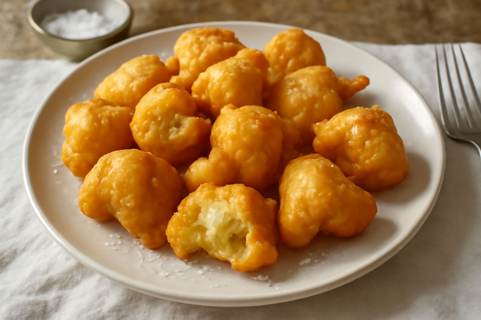 Frittelle di cavolfiore: croccanti fuori e morbide dentro, ricche di vitamine