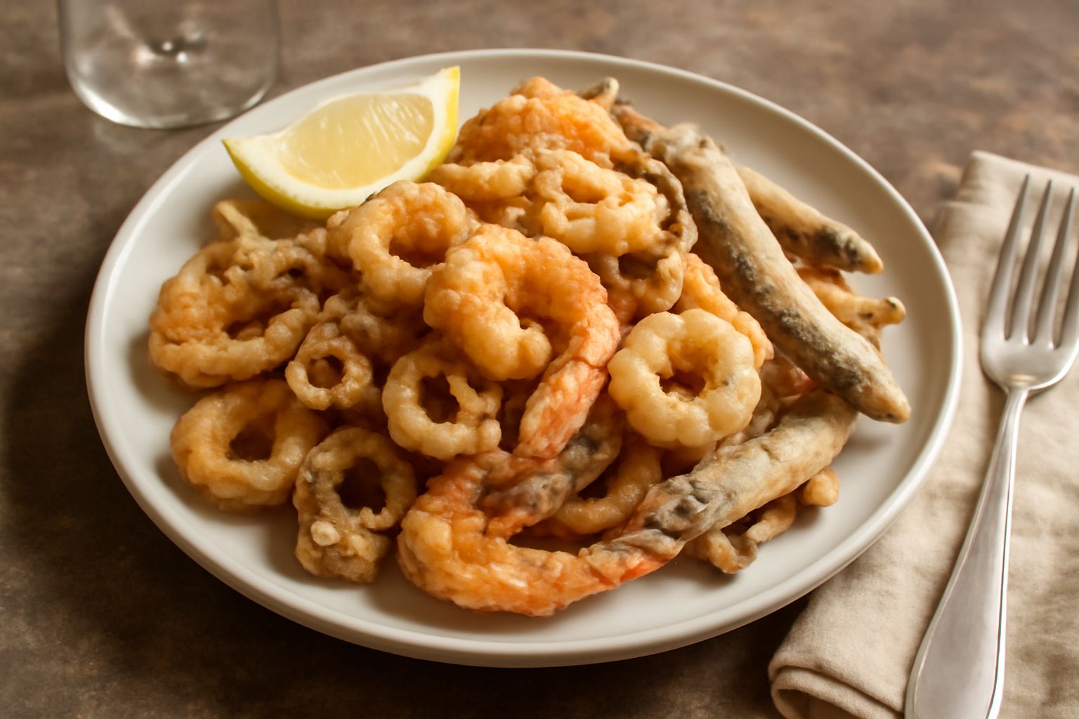 Fritti misti di mare: come ottenere una panatura croccante senza olio bollente
