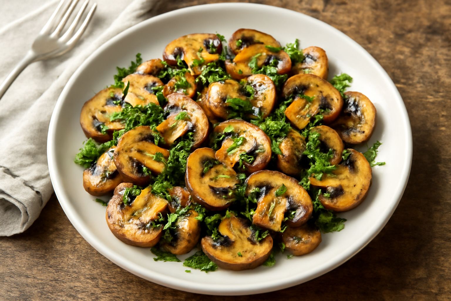 Funghi prataioli trifolati: umami profondo e leggerezza che nutre senza appesantire