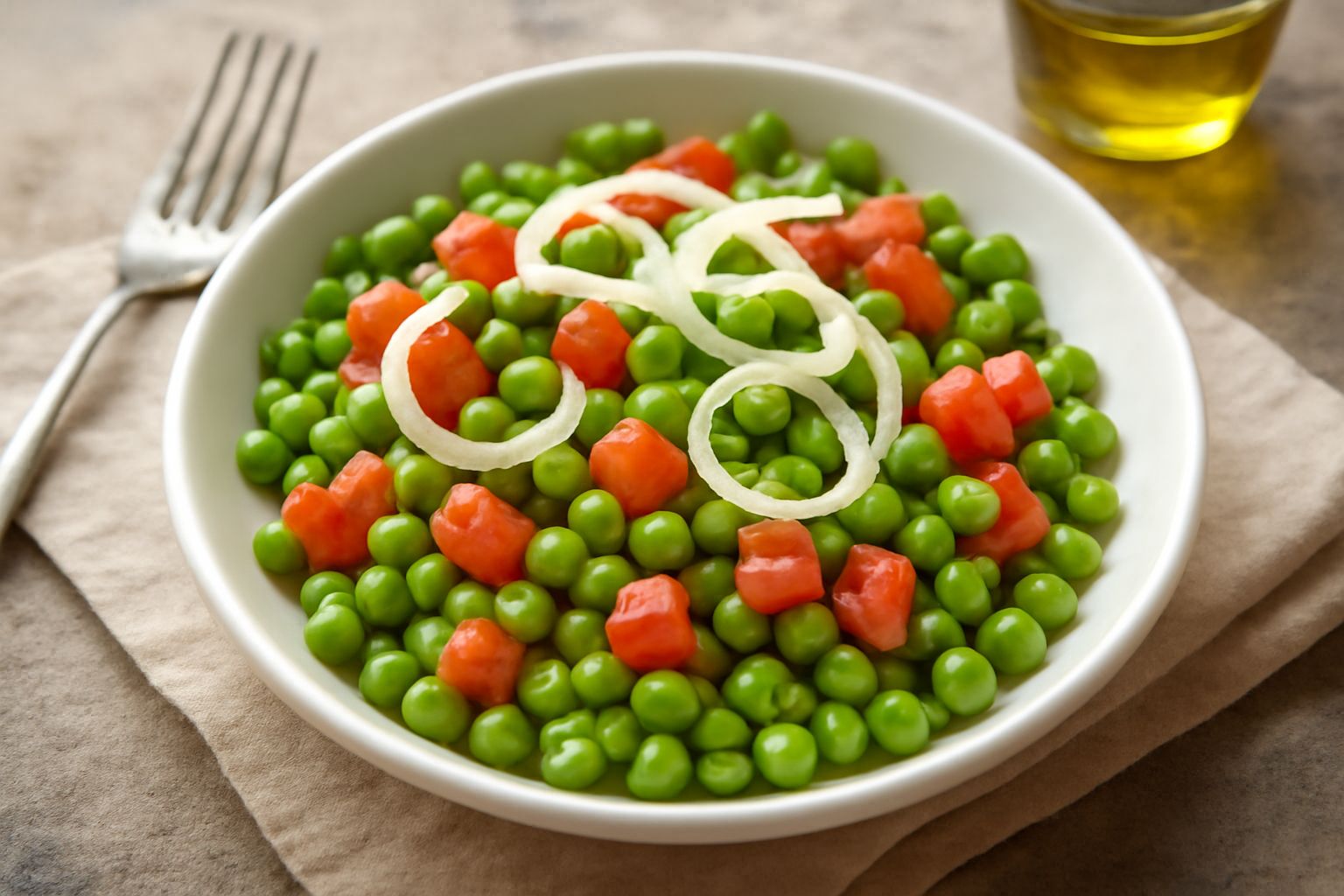 Insalata di bisi: croccantezza dolce e leggerezza che nutre senza appesantire