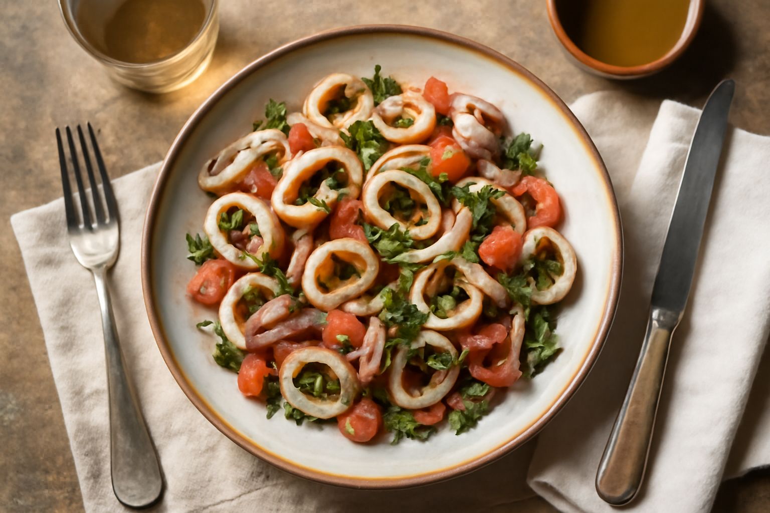Insalata di calamari: tenerezza marina che nutre senza appesantire il corpo