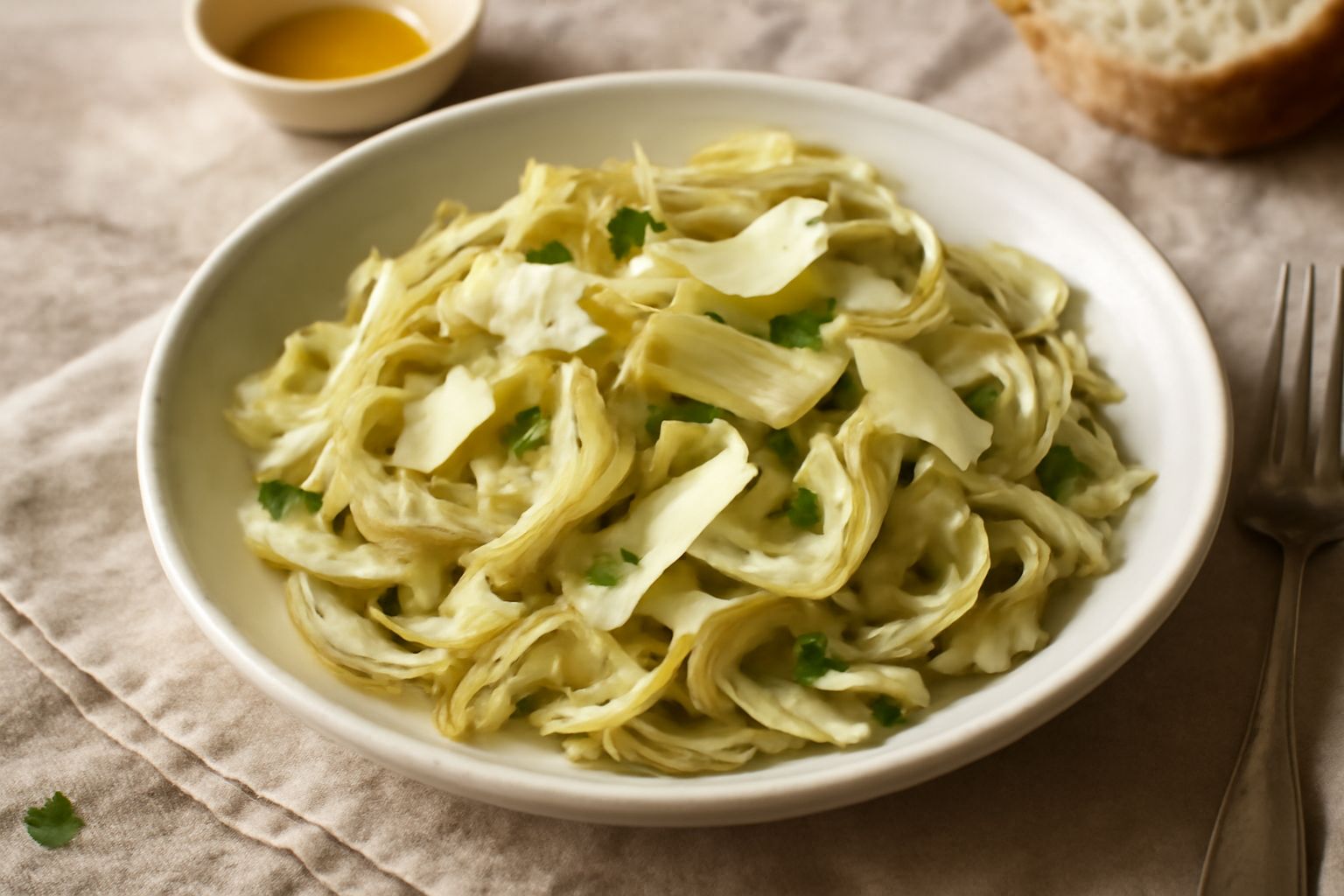 Insalata di carciofi: croccantezza delicata e virtù depurative in ogni morso