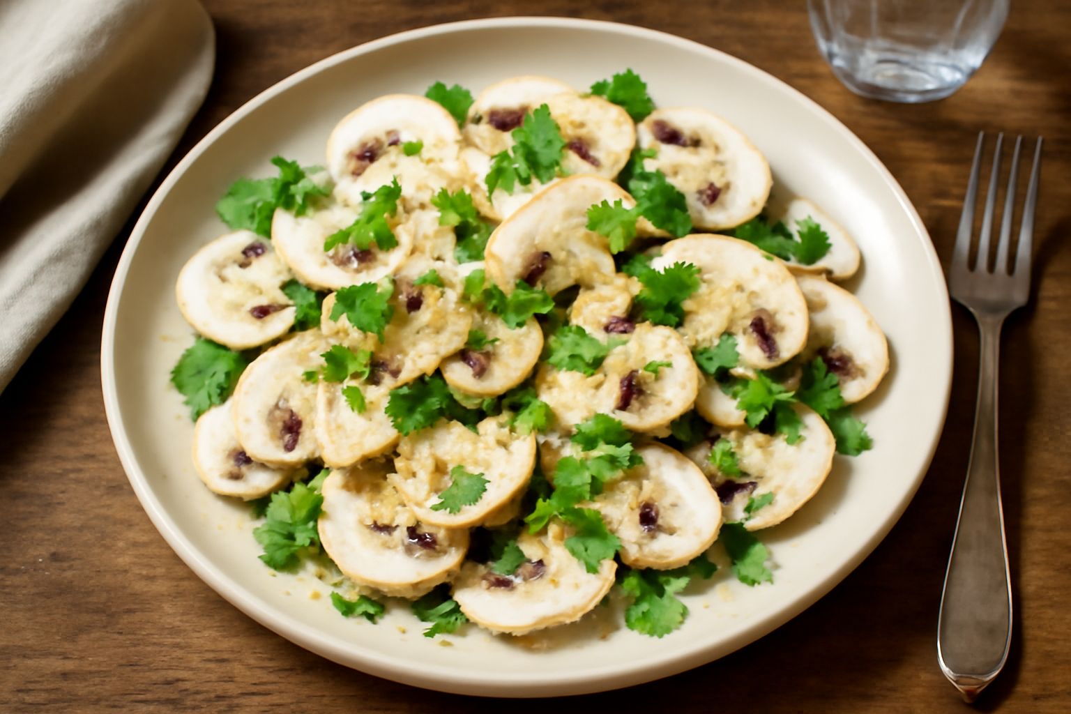 Insalata di funghi crudi: il modo giusto per gustarli senza cuocerli