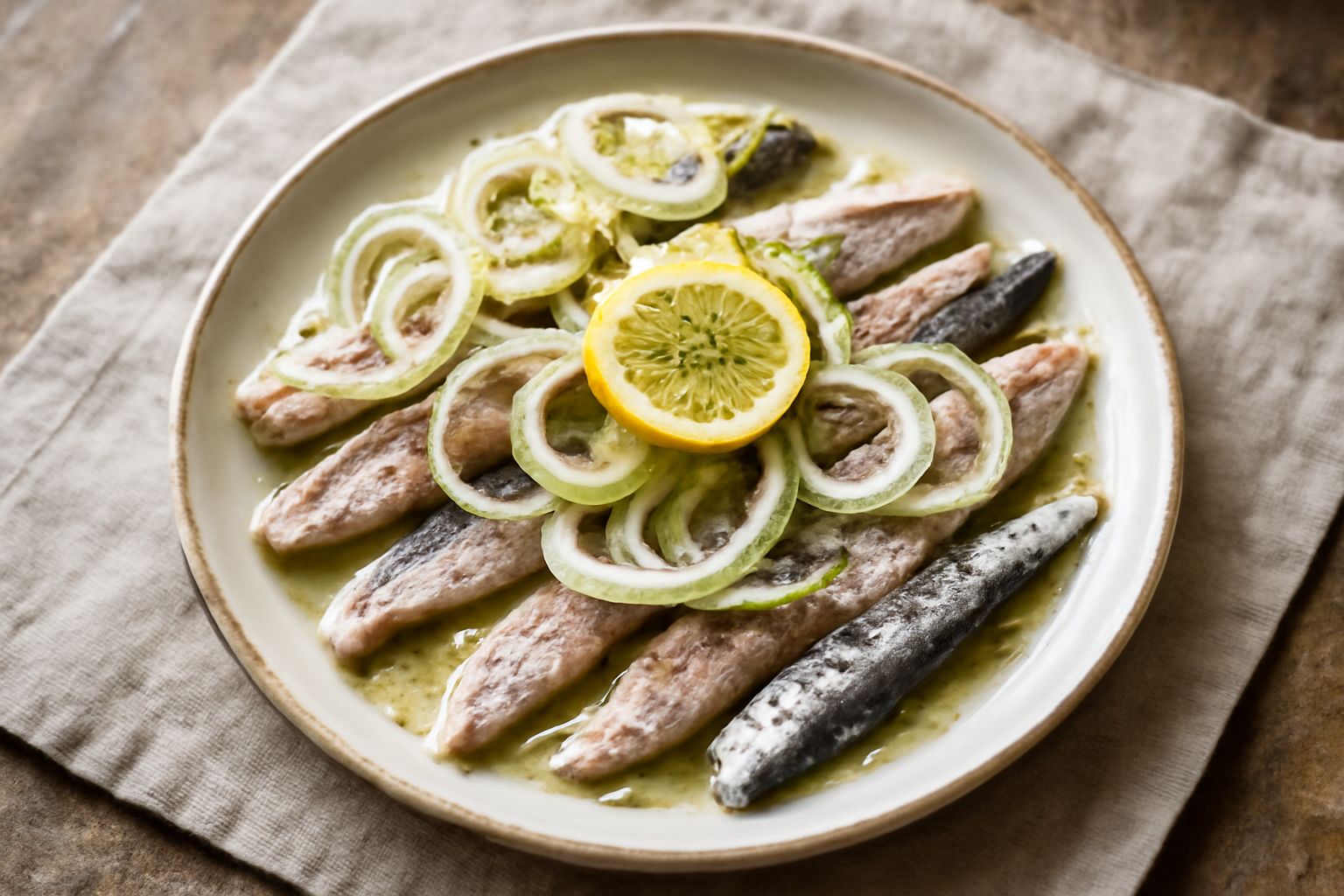 Muggine marinato: il pesce che migliora col tempo