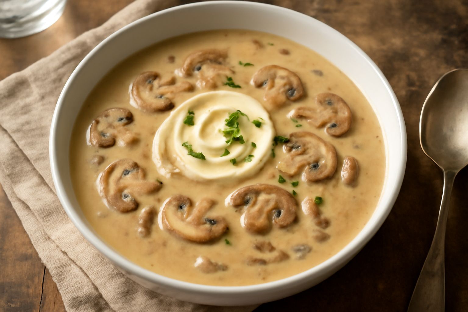 Crema di funghi