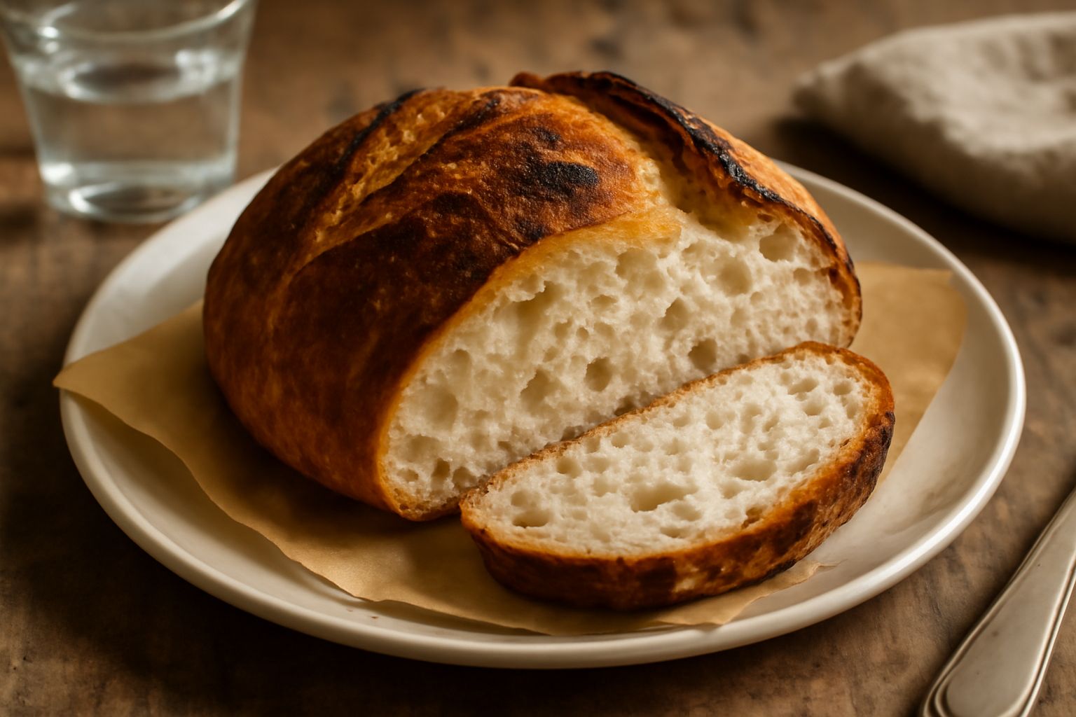 Pane Fragrante: croccante fuori e morbido dentro, ricco di fibre per la sazietà duratura
