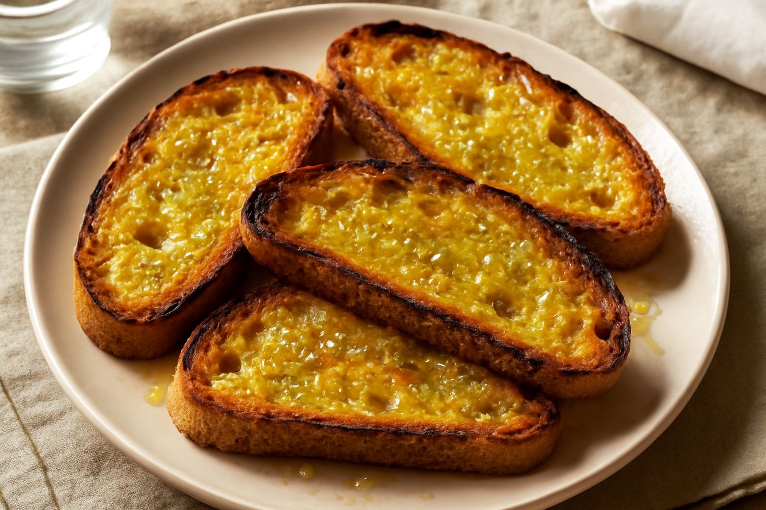 Pane Tostato all'Olio: croccantezza che nutre senza appesantire
