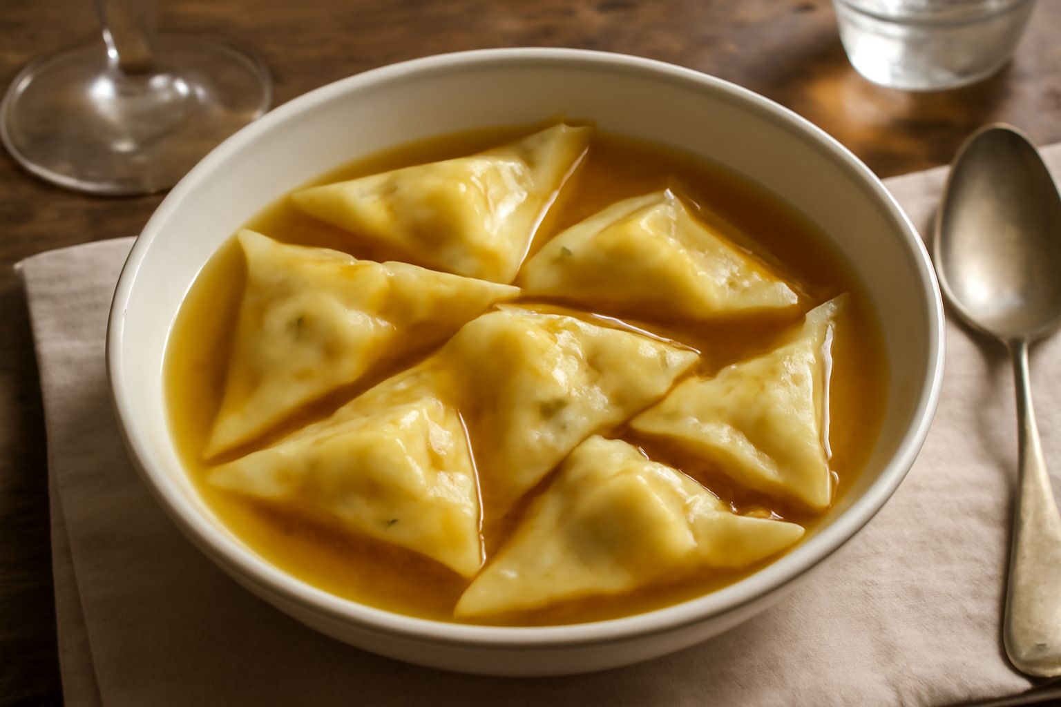 Pansotti in brodo: ravioli ripieni che nutrono con leggerezza il corpo