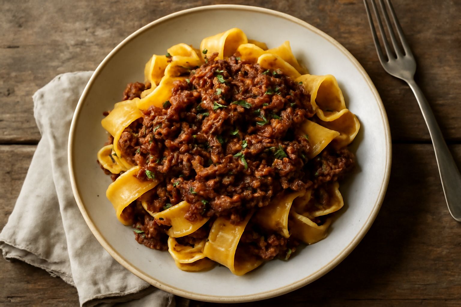 Pappardelle al ragù di cinghiale: come ottenere un ragù ricco e profumato