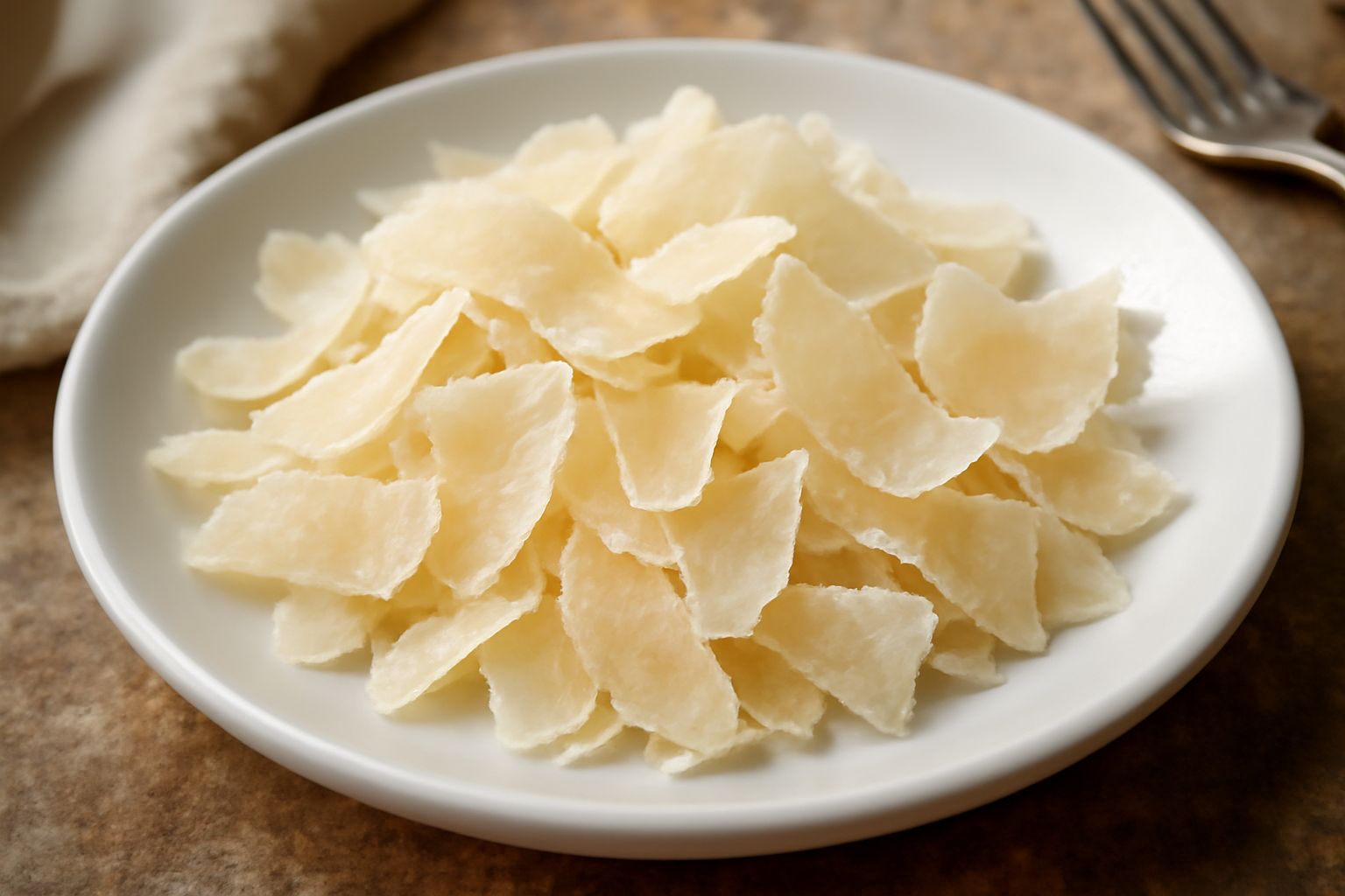 Parmigiano in scaglie: croccantezza che nutre le ossa con eleganza minerale