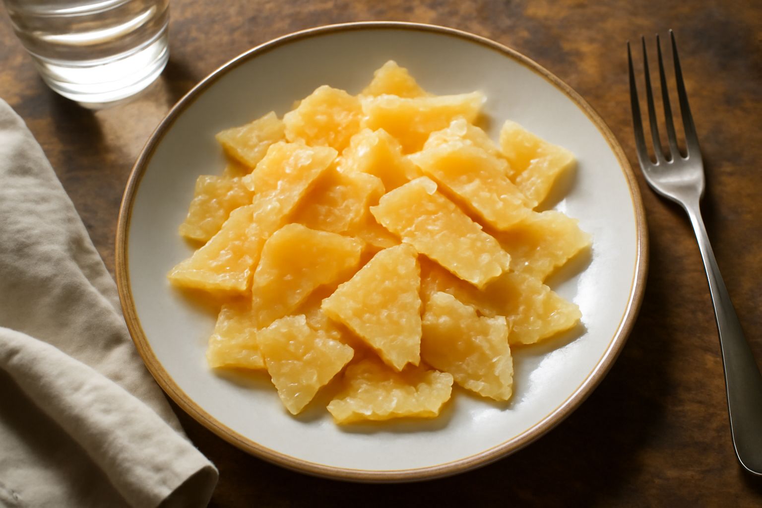 Parmigiano Reggiano a scaglie: sapore intenso e mineralità che nutre l'organismo