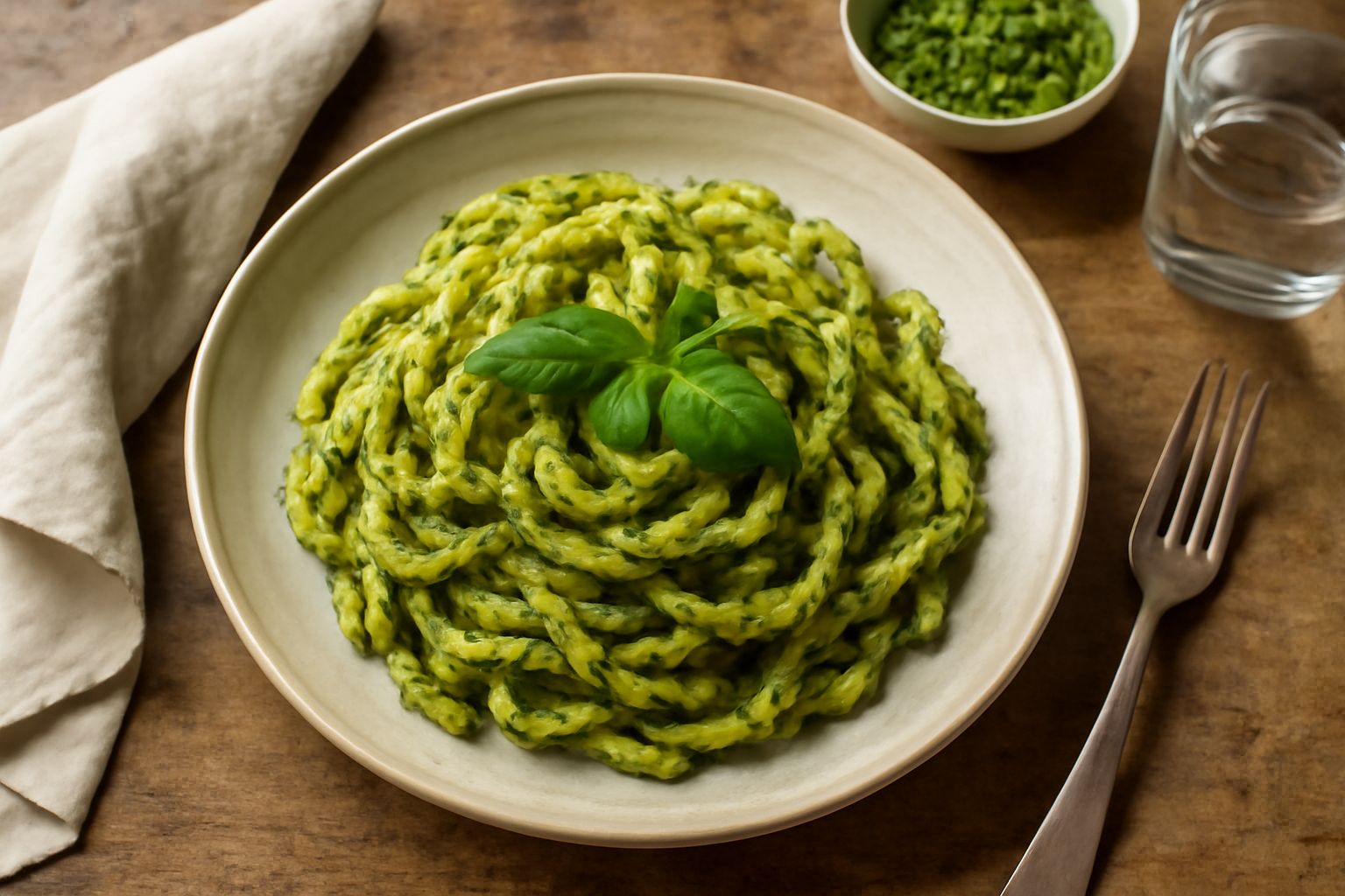 Pasta al pesto: la ricetta che non è solo genovese