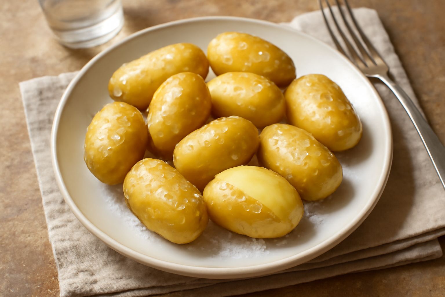 Patate cotte in acqua e sale: il metodo base che funziona sempre