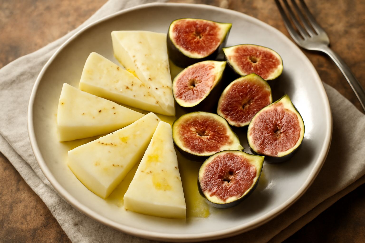 Pecorino fresco con fichi: il contrasto dolce-salato che non stanca