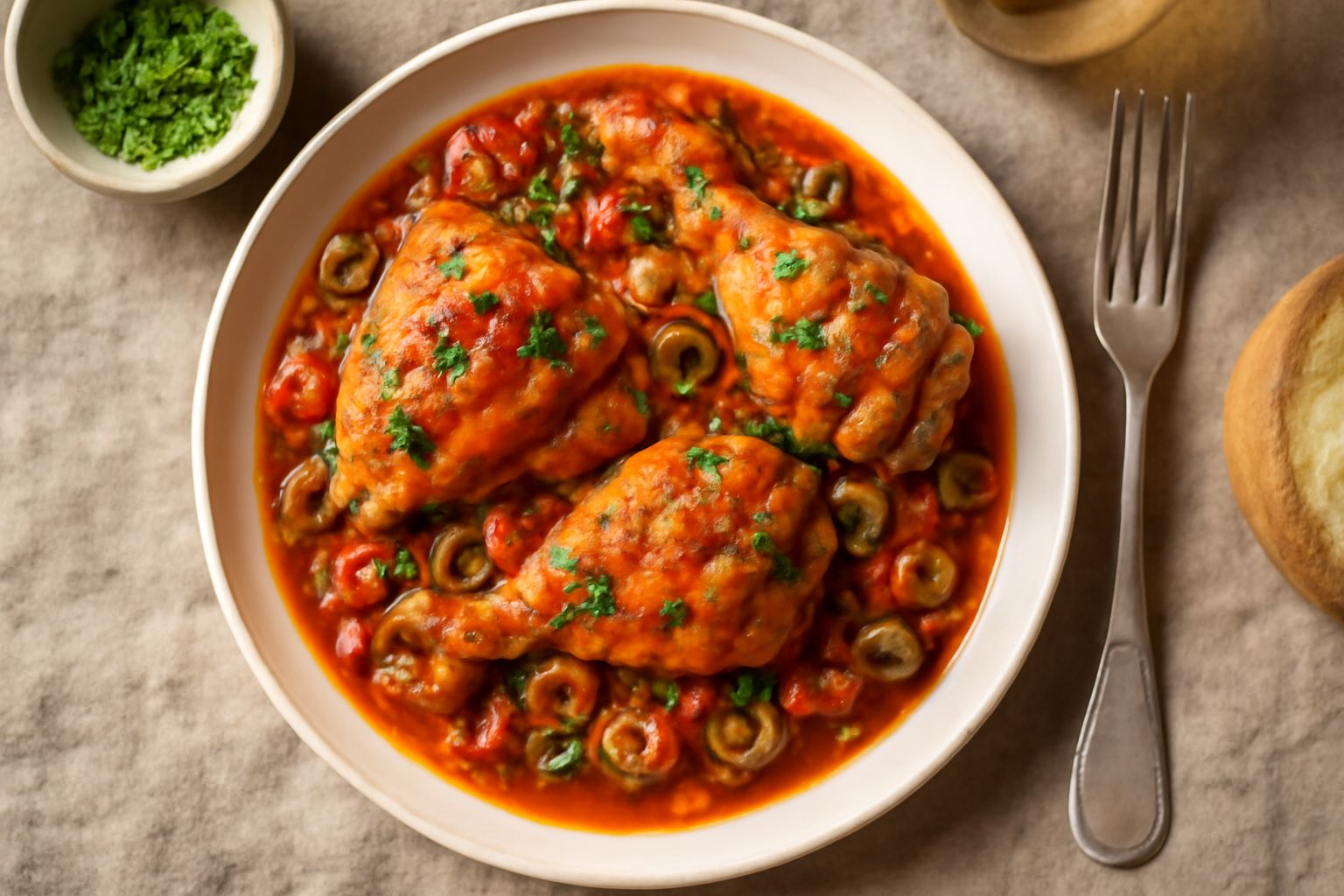 Pollo alla cacciatora: rosolatura e cottura in umido, come non sbagliare