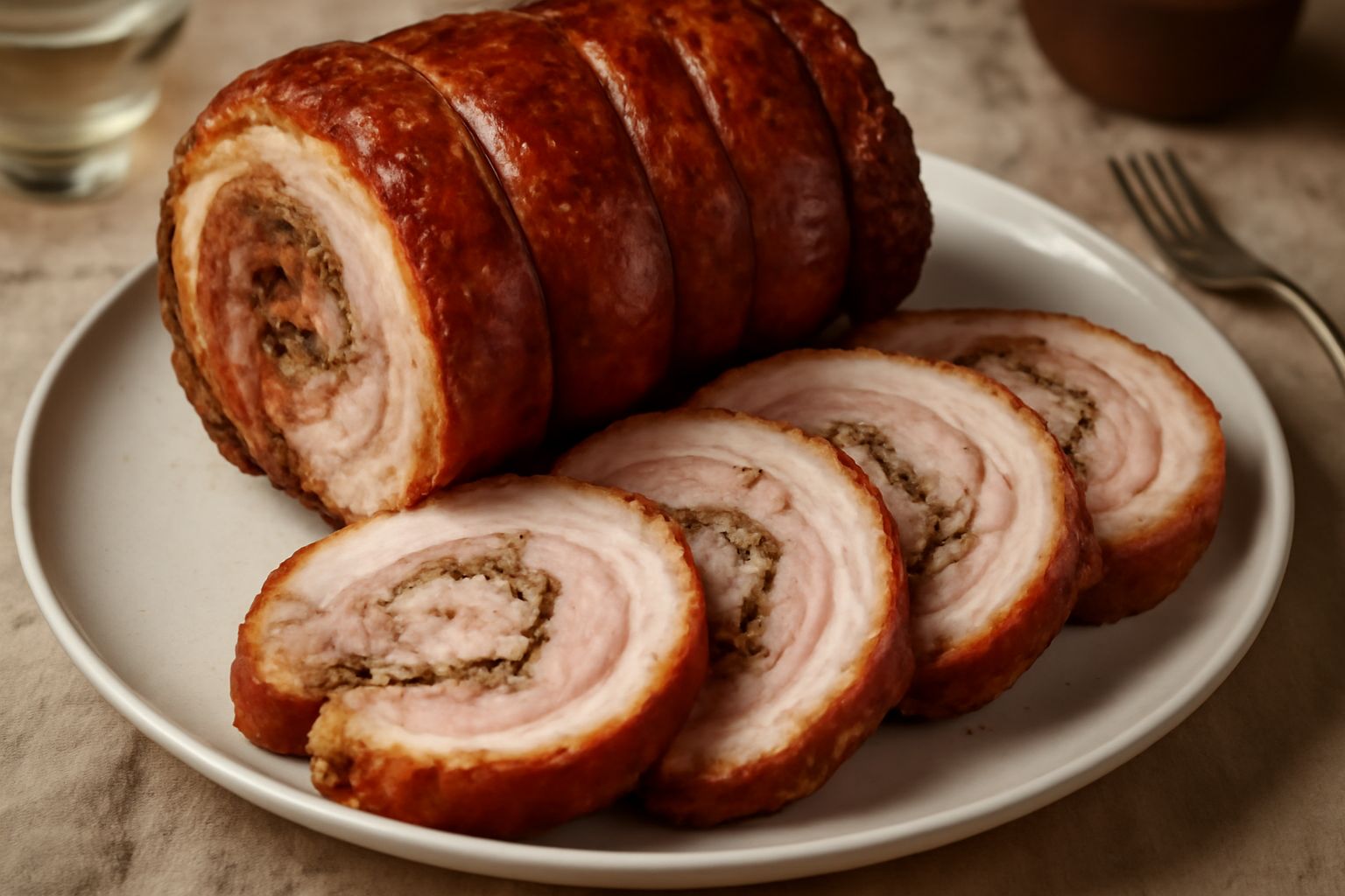 Porchetta di Teramo: carne succulenta che nutre il corpo con ferro e proteine