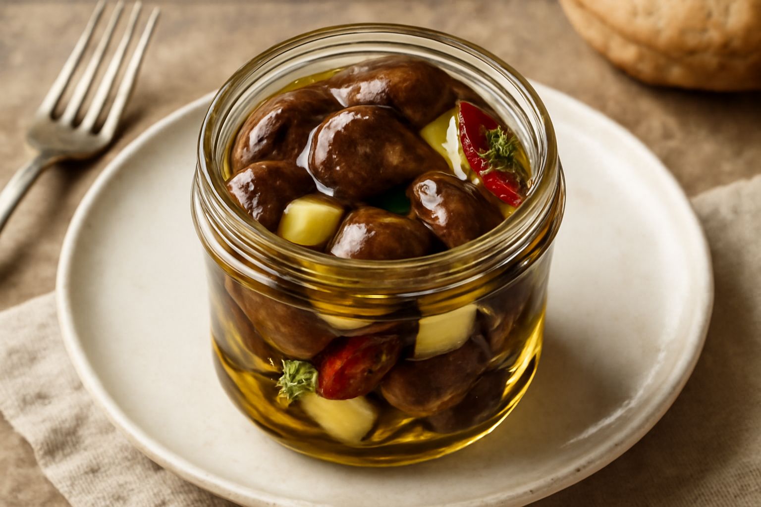 Porcini sott'olio: umami profondo e fibre digeribili che nutrono senza appesantire