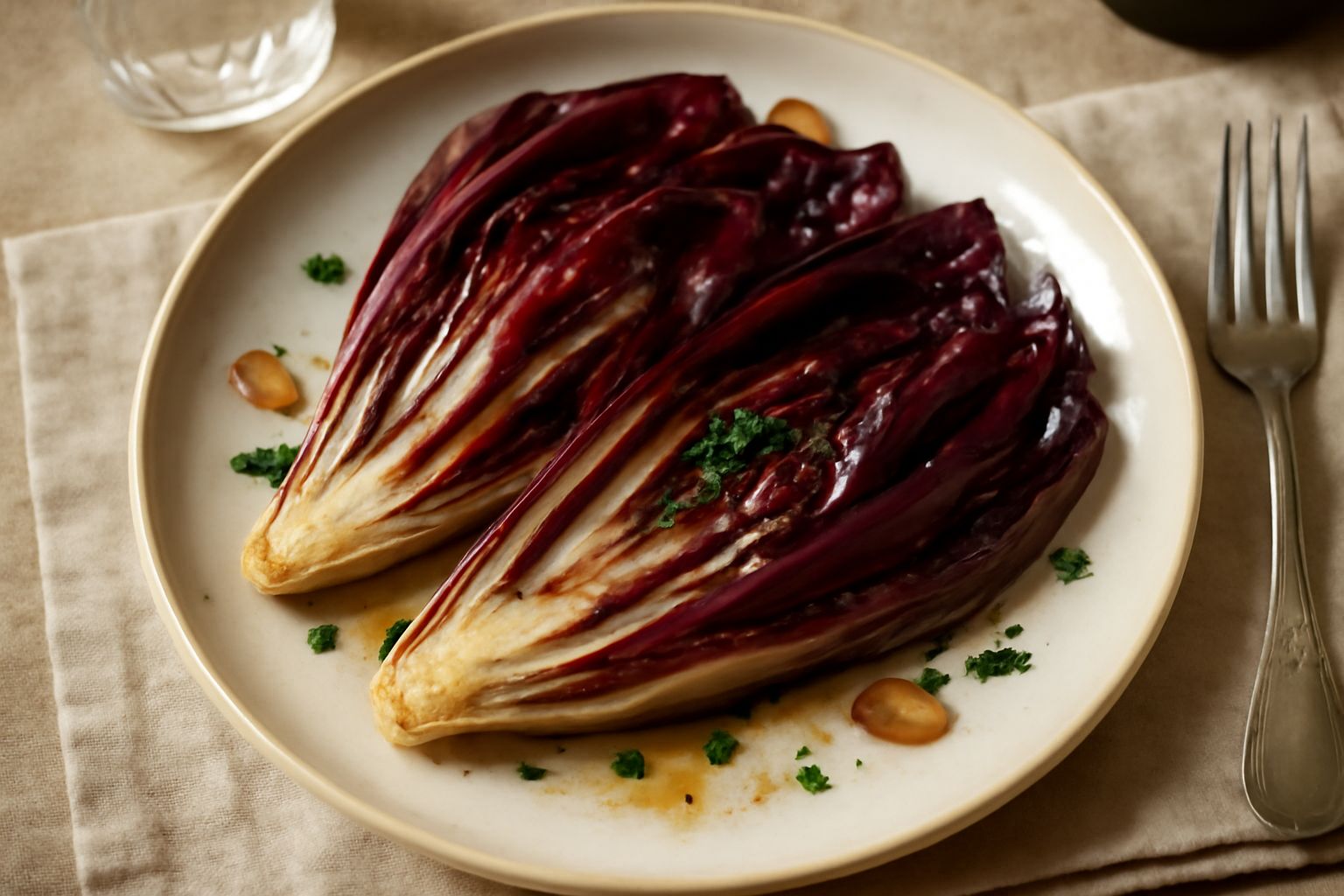 Radicchio di Treviso ripassato: amaro vellutato che nutre le ossa