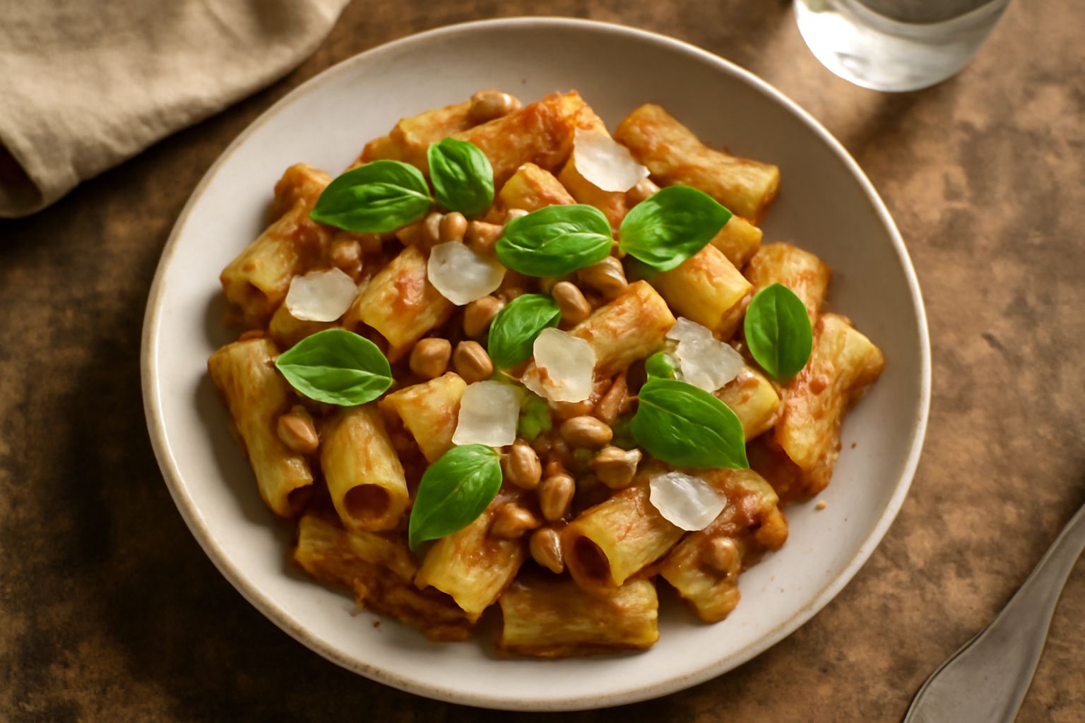 Rigatoni alla genovese: pasta avvolgente in salsa di verdure che nutre senza appesantire