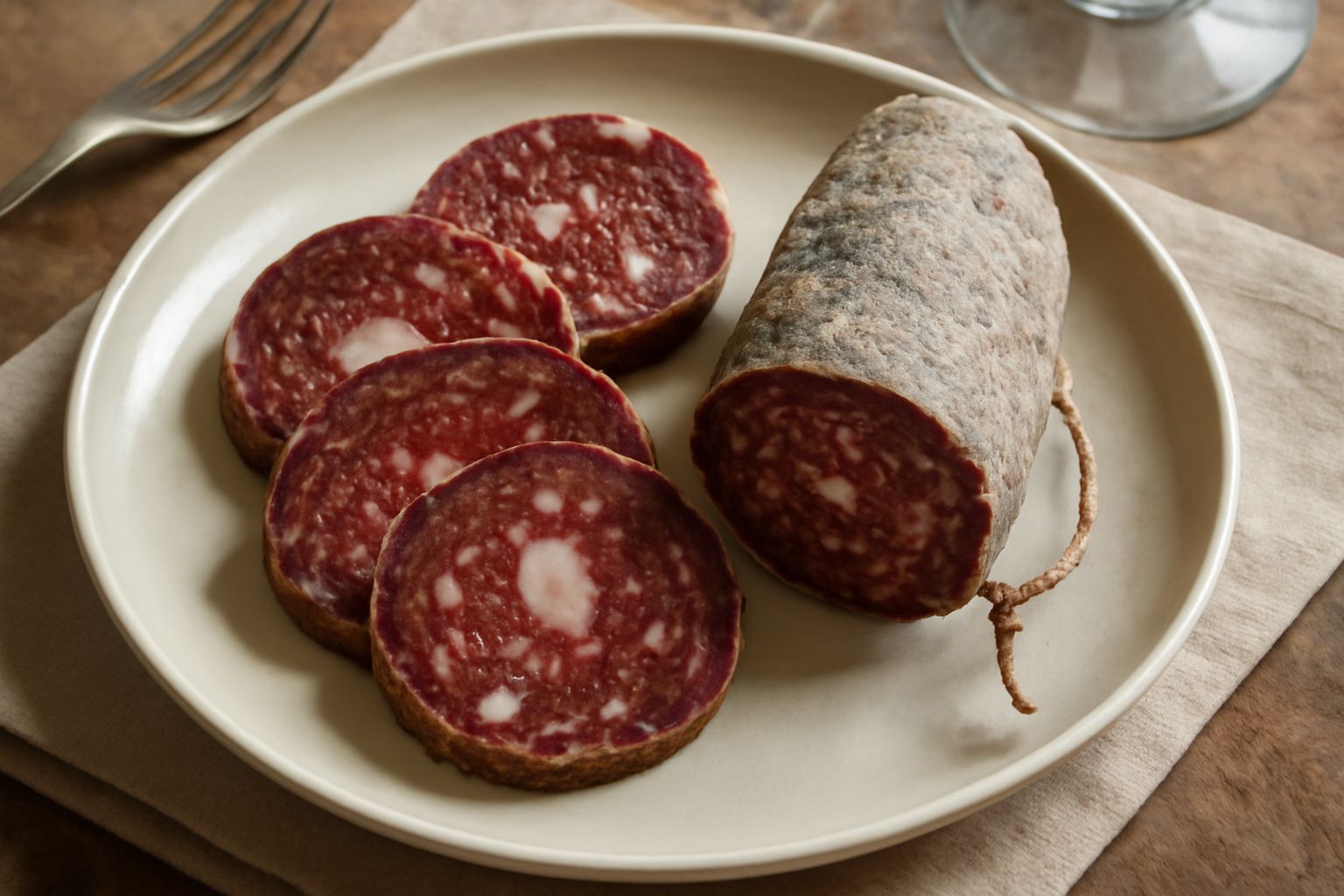Salame di Campotosto: sapore intenso e stagionatura che nutre senza appesantire il palato