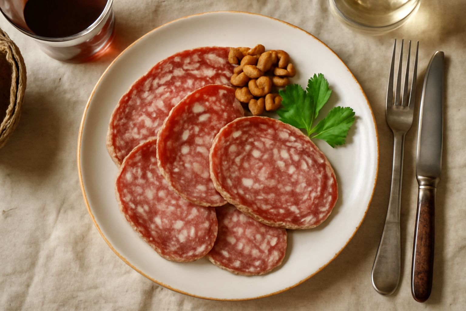 Salami Nostrani: carni nobili e spezie che risvegliano il palato con energia vitale