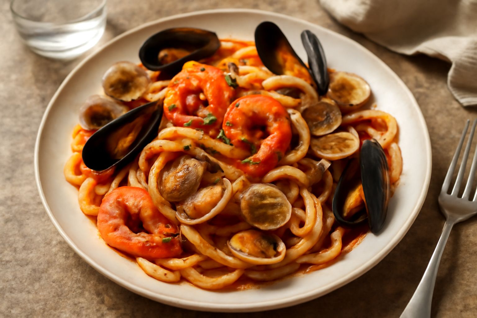 Scialatielli ai frutti di mare: la pasta fresca che cattura il sapore dell'acqua