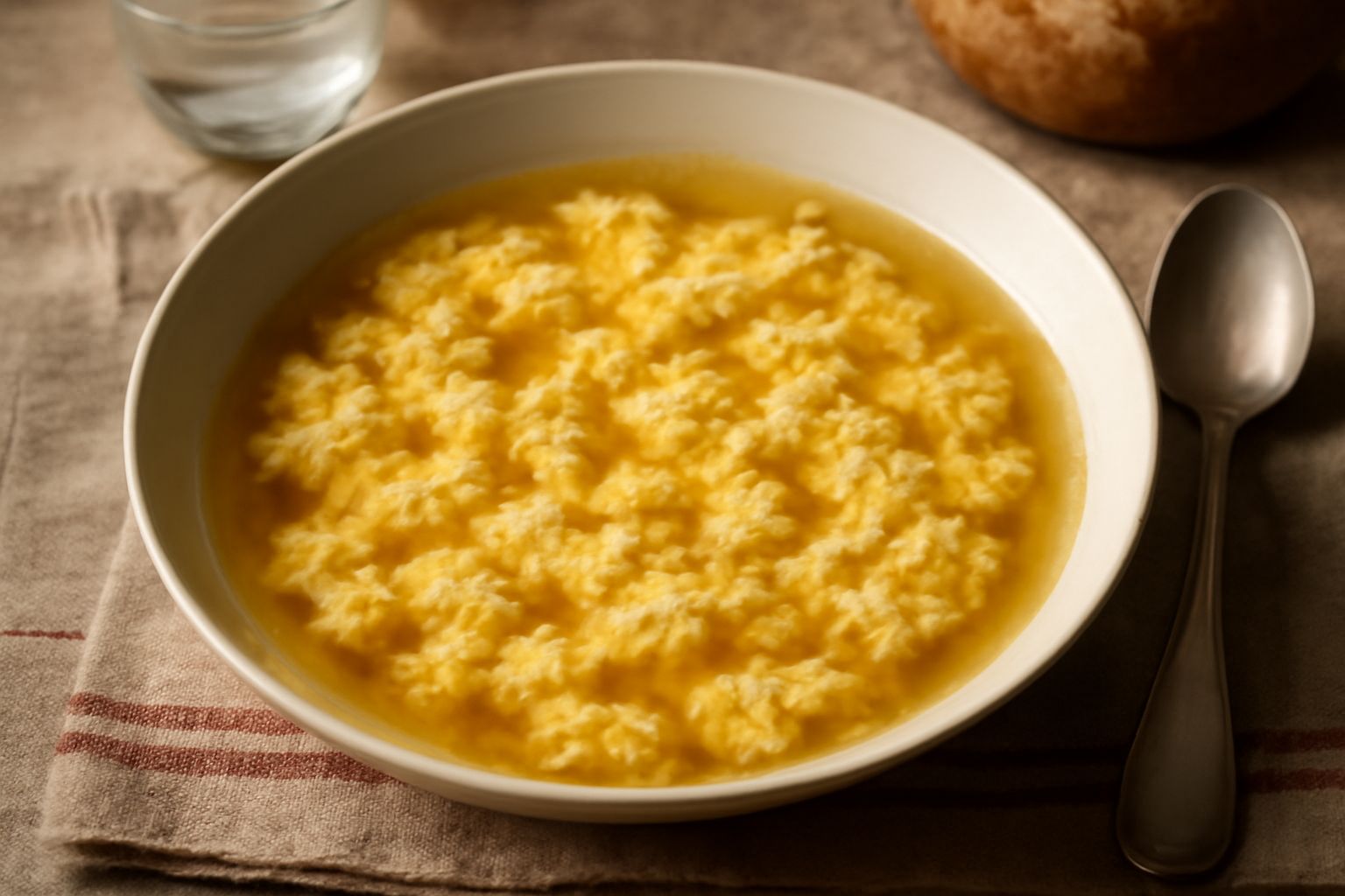 Stracciatella: la ricetta dell'uovo filato che svuota il brodo in pochi secondi
