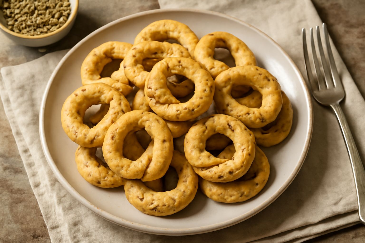 Taralli al finocchio: la ricetta del biscotto croccante che sfida le settimane