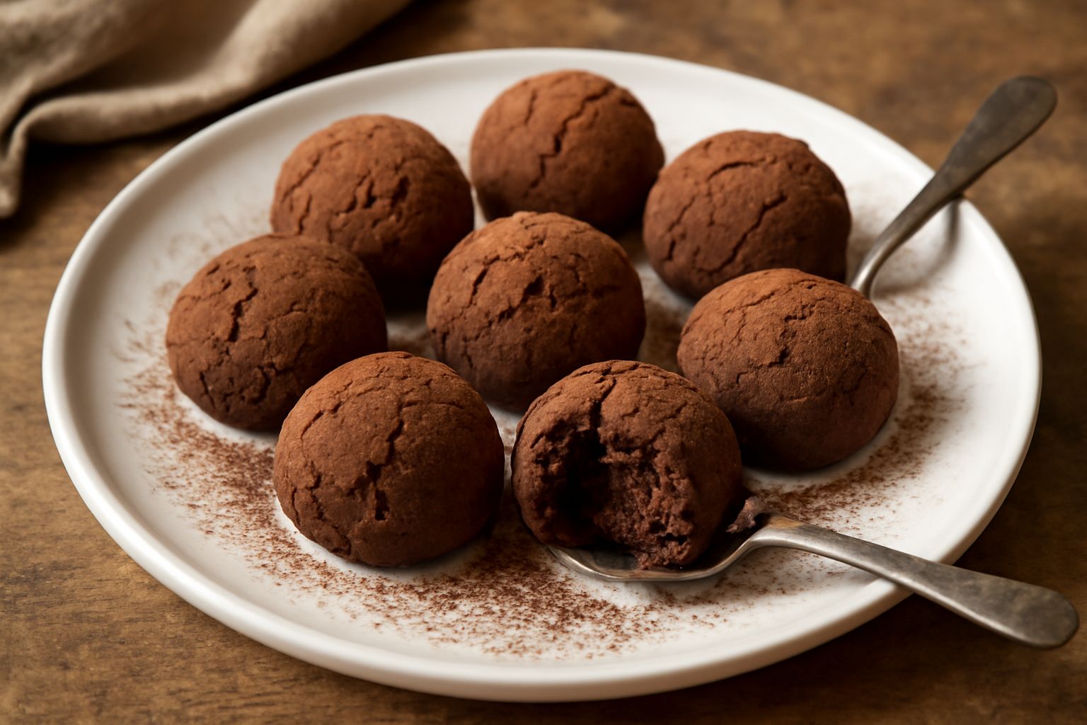 Tartufi al cioccolato: dolcezza intensa e cacao ricco che nutre l'anima