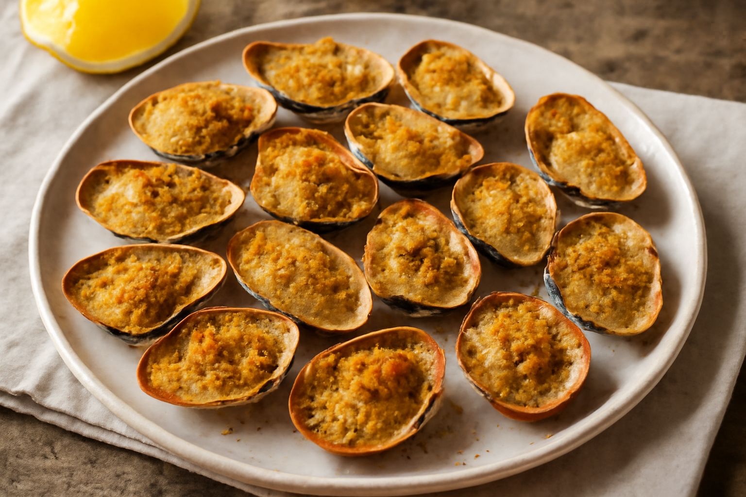 Telline al forno: molluschi delicati e salati che nutrono con minerali marini