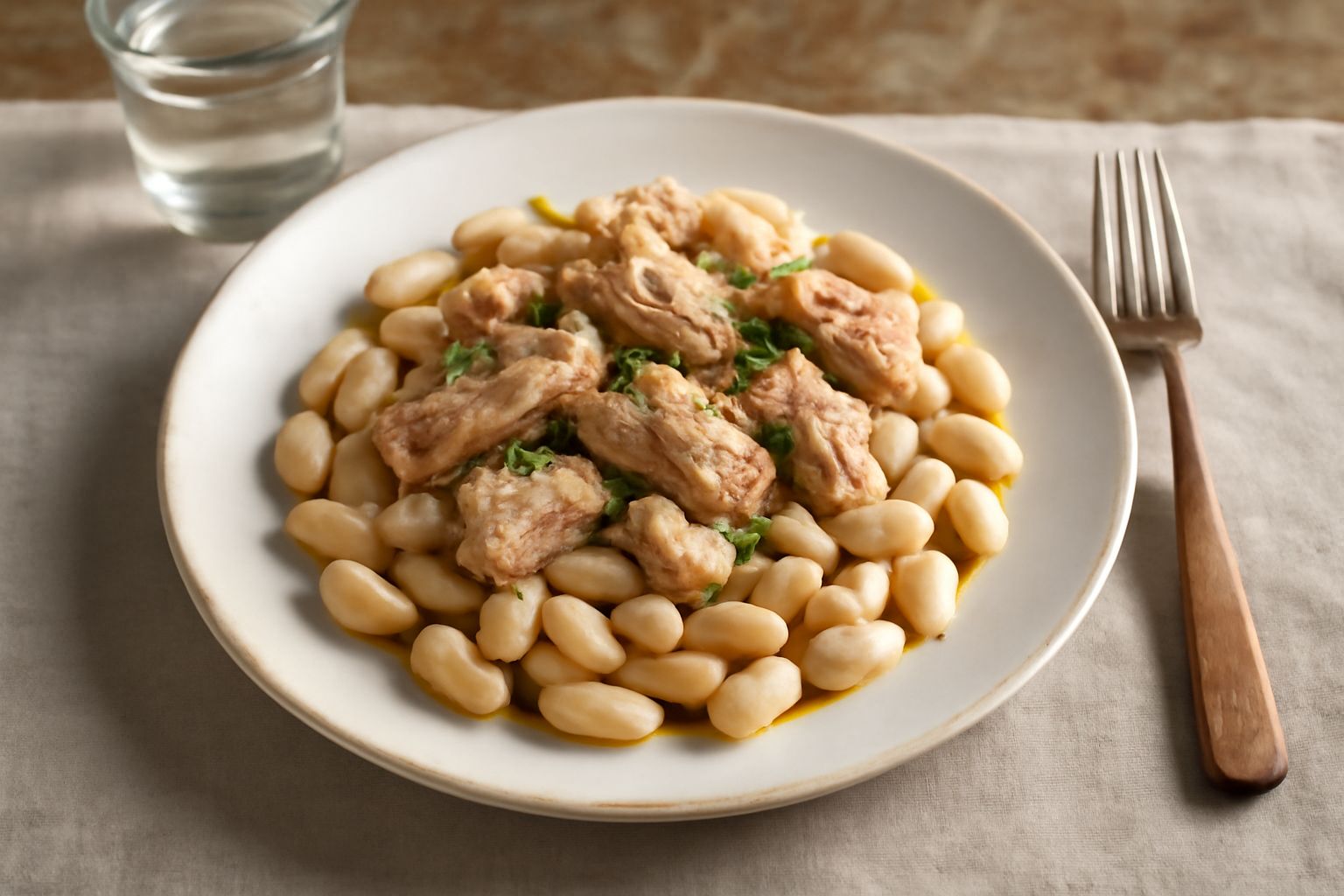 Tonno sott'olio con fagioli: proteina completa da tavola veloce