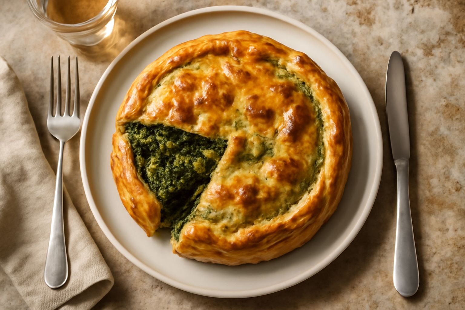 Torta d'erbi: verdure fresche in armonia che nutrono il corpo con leggerezza