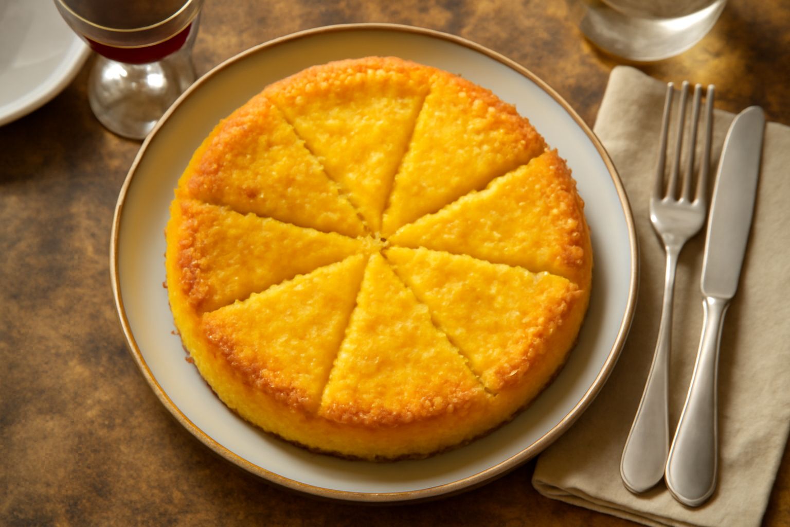 Torta di polenta: dolcezza cremosa e energia dai cereali integrali