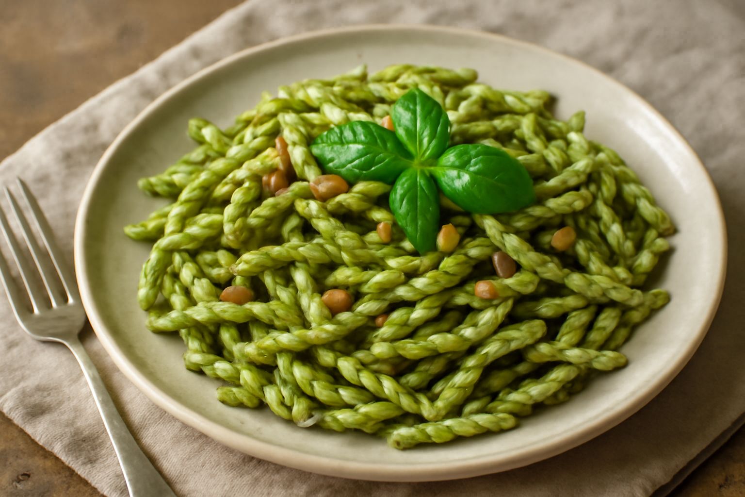 Trofie fredde al pesto: pasta integrale che nutre senza appesantire, fresca e leggera