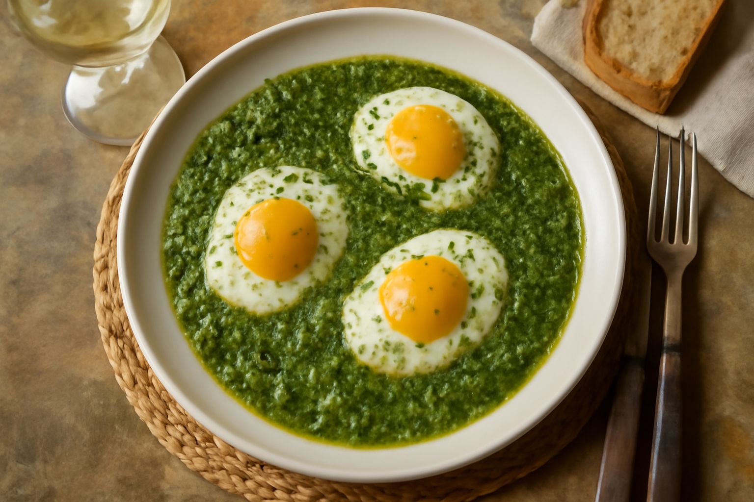 Uova in salsa verde: ricchezza proteica e vitamine da erbe aromatiche fresche