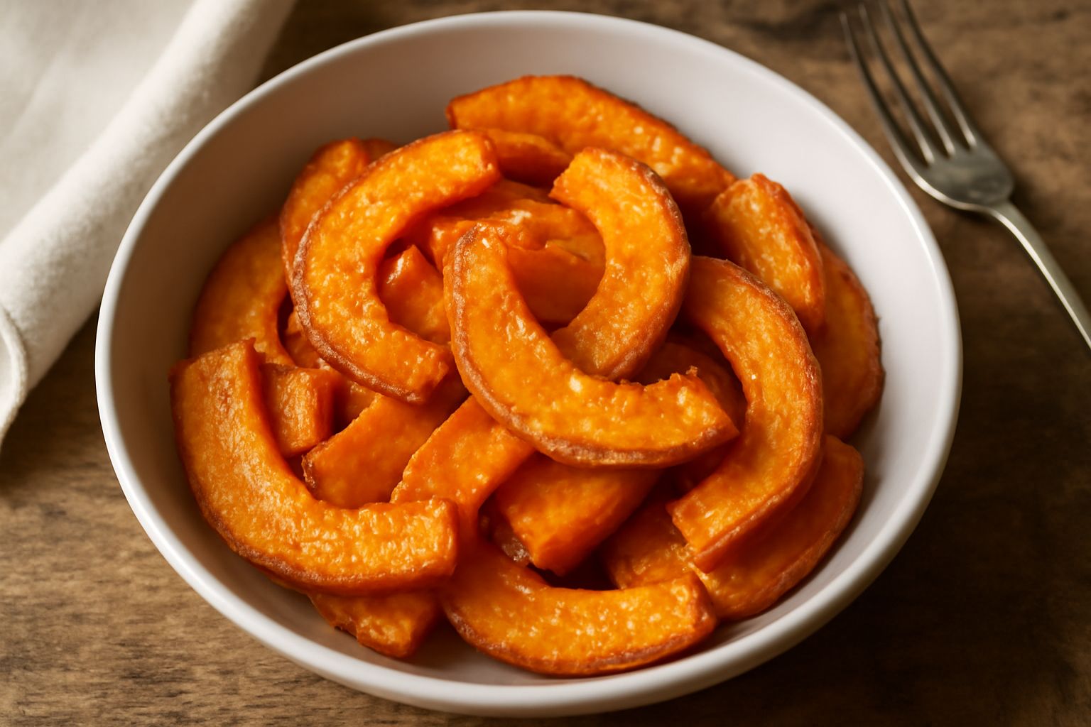Zucca fritta dorata: croccante fuori, morbida dentro e ricca di betacarotene